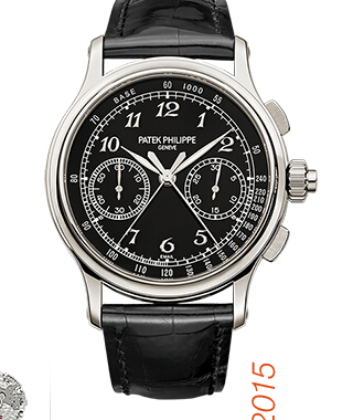 Replica Patek Philippe Grand Complications Black Split-Seconds Chronograph Men Watch buy 5370P-001 - Platinum